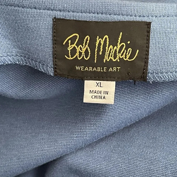 Bob Mackie Wearable Art Open Front Cardigan Size XL Sweater Sequin - Picture 5 of 7